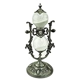 leiqin Metal Rotating Hourglass White Sand Timer 15