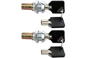 WOOCH Toolbox Lock with Keys — Replacement Lock Compatible with Craftsman Tool Cabinets, Tool Chest, Drawer, and Storage Box — Secure Cabinet Locking System (2 Pack, Keyed Different)