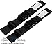 TRANVERS Luggage Straps For Suitcases Baggage Belt Heavy Duty Adjustable 2-Pack Black