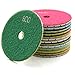 Diamond Wet 7-Step Polishing Sanding Grinding Pads 7 Pcs Set for Granite Marble Stone 3 Inch Grit 50-3000