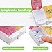 7 Day Pill Case Organizer 2 Times a Day , 14 Compartments Large Capacity Pill Reminder Box AM PM, Detachable Pill Container Twice a Day for Medication, Supplement