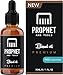 Prophet and Tools Premium Unscented Beard Oil & Comb Set - Thickens and Softens Beard, Relieves Itch & Dry Skin, 100% Natural, Fast-Absorbing Formula - Perfect for Beard Growth & Grooming - 1 oz