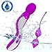 Personal Massager for Women with Free Kegel Balls or Lubricant Handheld Rechargeable Waterproof (Purple + Kegel)