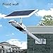 Brillihood 60W LED Solar Street Light, IP65 Waterproof Solar Powered Pole Light, ,9600LM, 6000K (Bright White) Security Area Night Lighting for Street Gutter Patio Garden Path