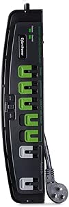 CyberPower P705G Energy-Saving Surge Protector Power Strip, 2100J/125V, 7 Outlets, 5ft Power Cord Black