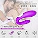 Juntame G Spot Clitoral Vibrator for Women - Couples Vibrator,Waterproof & Rechargeable, Clitoris G-spot Stimulator Adult Sex Toy (Purple) (Couple)
