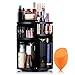 MOKARO 360 Degree Rotating Makeup Organizer for Birthday Gifts - Extra Large Capacity Adjustable Multifunctional Cosmetic Storage Box - Fit for Skin Care, Makeup Brushes, Makeup Sponges (Black)