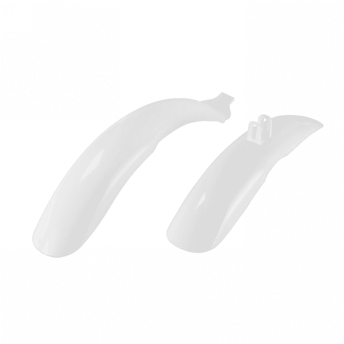 GENERICO Unisex - Adult C4P236 16 MTB White Plastic Fender - Black, One Size