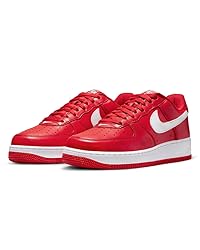 NIKE Men's Court Vision Low Sneaker, University Red