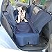Drive Auto Products Car Seat Cover for Dogs by Best Pet Hammock for Car, Thick Canvas & Heavy Duty Clear Viewing Window - Waterproof Protection is Nonslip and Fits Almost Any Vehicle, Universal
