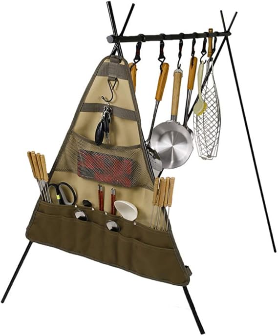 Camping Tableware Bag, Multifunction Cutlery Storage Bag, Portable