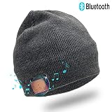 Enjoybot Bluetooth Beanie Wireless Knit Winter Hats Cap with Built-in Stereo Speakers and Microphone for Outdoor Sports