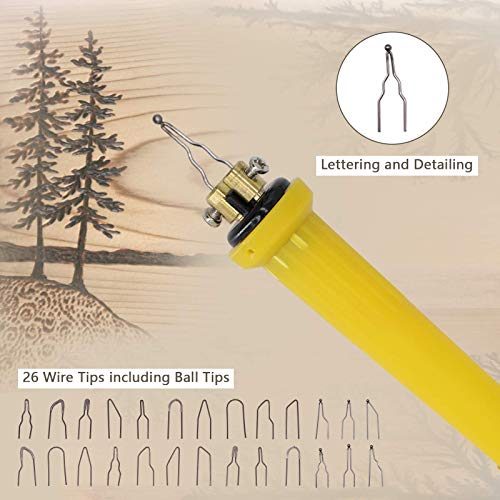 Wood Burning Kit, WANDART 60W Wood Burning Tool Pyrography Kit with