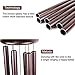 Agirlgle Large Metal Wind Chimes Outdoor Indoor for Funeral- Tuned 36