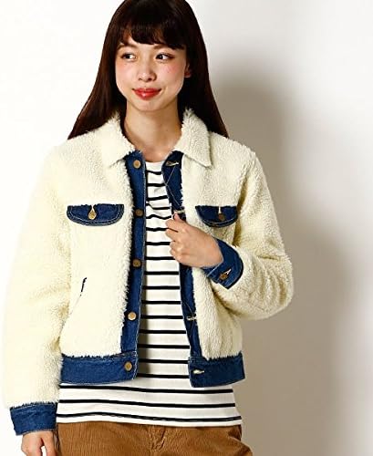 Amazon リー レディース Lee ボア ジャケット 濃色ユーズド M コート ジャケット 通販