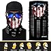 3D Face Sun Mask, Neck Gaiter, Headwear, Magic Scarf, Balaclava, Bandana, Headband for Fishing, Hunting, Yard work, Running, Mortorcycling, UV Protection, Great for Men & Women