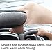 SEG Direct Gray Plush Winter Auto Car Steering Wheel Cover Universal 15 inch