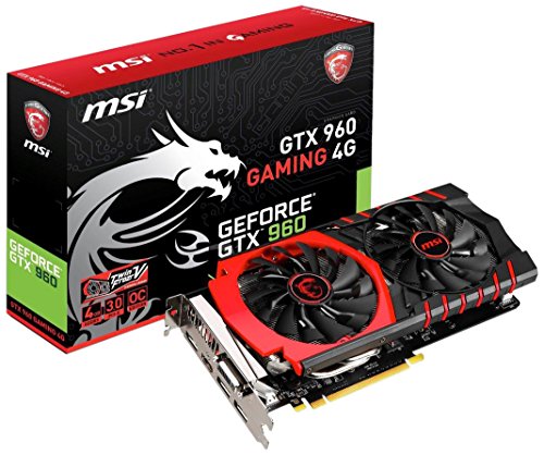 Msi gaming gtx 960 4gb oc twin frozr-v hdcp ready sli s…