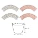 Seamersey 200pcs 2 Colors Cupcake Wrappers Filigree Artistic Bake Cake Paper Cups Little Vine Lace Laser Cut Liner Baking Cup Muffin Holders Case Trays for Wedding Party Birthday Decoration