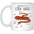 GreenStar Gifts Corn Snake Coffee Mug, 11oz, Ceramic, Modern, Funny, Reusable, Microwave Safe, 11 ounces