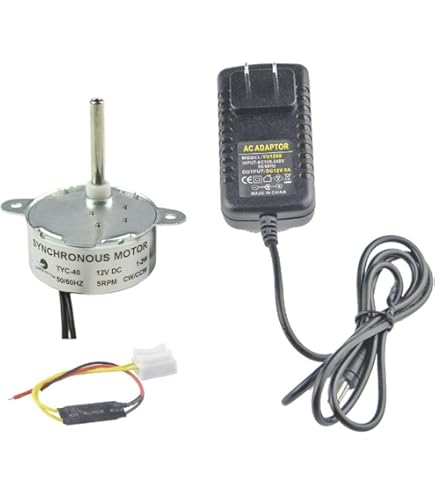 CHANCS TYC40 12V 5RPM DC 5RPM Shaft 35mm Synchronous Motor with DC