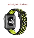 Apple Watch Sport Band, Lamshaw Soft Silicone Sport Replacement Strap for Apple iWatch / New Apple iWatch Series 2 / Apple Watch Series 1 / Nike Sport Band.