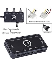 leddess inalámbrico RGB LED 120 ventilador de caja con driver para casos de PC, refrigeradores de CPU, ventiladores de radiadores System (6pcs RGB, control remoto de RF, una serie)
