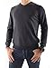 HUGO BOSS - Men's V-Neck Long Sleeve Jumper BATISSE-B - gray, L