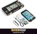 ImpactStrong Compatible with iPhone 6 Plus Waterproof Case [Fingerprint ID Compatible] Slim Full Body Protection - Black
