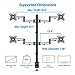 AVLT-Power Quad 32″ Monitor Desk Stand – Mount Four 17.6 lbs Computer Monitors on 4 Articulating Adjustable Arms – Organize Your Work Surface with Ergonomic Viewing Angle VESA Monitor Mountthumb 4