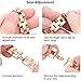 fastgo Compatible for Fitbit Charge 4/3 Bands, Premium Stainless Steel Rose Gold Mesh Watch Band, 5.5-7.5 inches, Adjustable