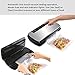 GERYON Vacuum Sealer, 4-in-1 Automatic Food Sealers with Starter Kit of Saver Roll, Bags and Hose for Food Preservation (Stainless Steel)