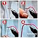 SAMSFX Fly Tying Materials Squirmy Wormy Soft Worm Lures Flie Making Assorted Colors (San Juan Pink)