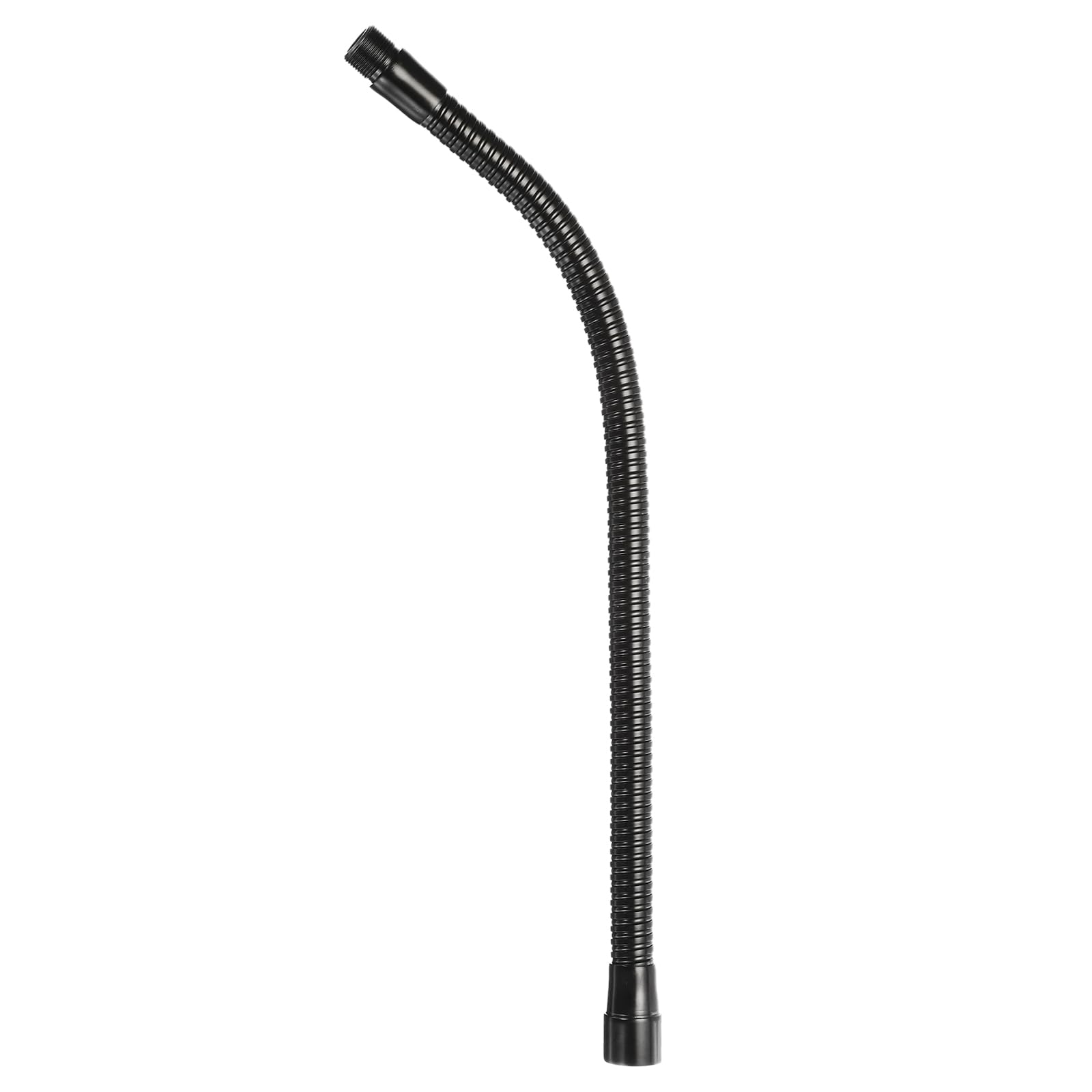 PATIKIL 15" Microphone Gooseneck, 1Pcs 5/8"-27 Thread Metal Universal Hose Flexible Arm Gooseneck Tube Extension for Multifunction DIY, Black