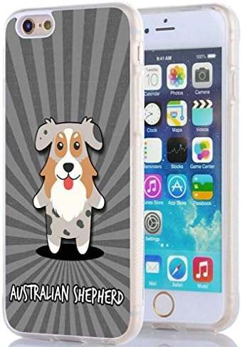 iPhone 6 Case, Australian Shepherd, Aussie Case for iPhone 6S Case (TPU Clear Cover fit iPhone 6/6S)