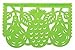 Mexican Tissue Papel Picado Banner I Salio El Sol I 12 Tissue Panels in Medium Size Multi-Color I Colors and Designs as Pictured
