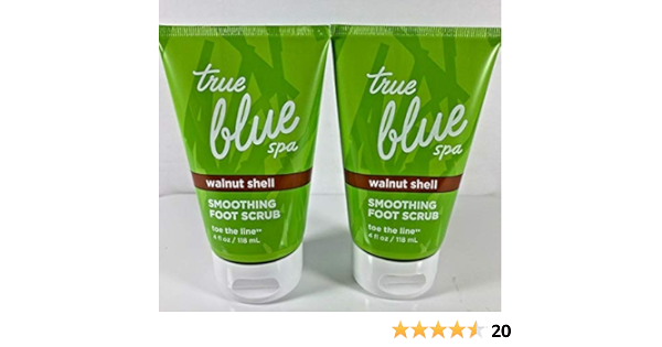 true blue spa foot scrub