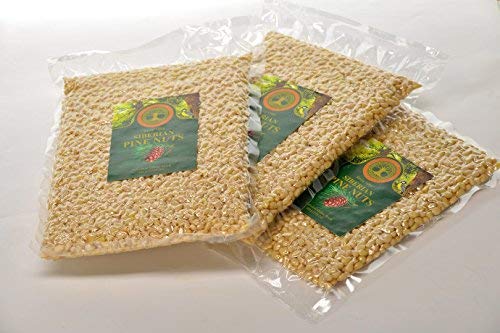 FRESH HARVEST 2019 Pine Nuts, Siberian Pignoli Nuts, Premium Quality, Pine Nuts, 500 Gram (17.64 Oz)