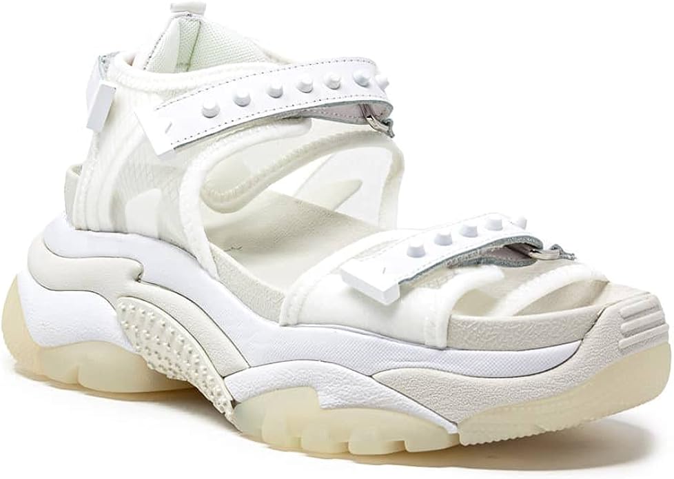 Ash Ace White Leather Women Sneaker Sandals Amazon.co.uk Shoes & Bags
