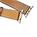 Valkit for Apple Watch Band - iWatch Bands 42mm Genuine Leather Strap iPhone Smart Watch Band Bracelet Replacement Wristband with Stainless Steel Adapter Clasp for Apple Watch 2 1, Single Tour - Brown