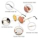GQUEEN Retro Round Circle Steampunk Sunglasses Polarized Metal Alloy for Women Men MTS1