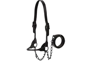 Weaver Leather Livestock Black Magic Show Halter, Medium