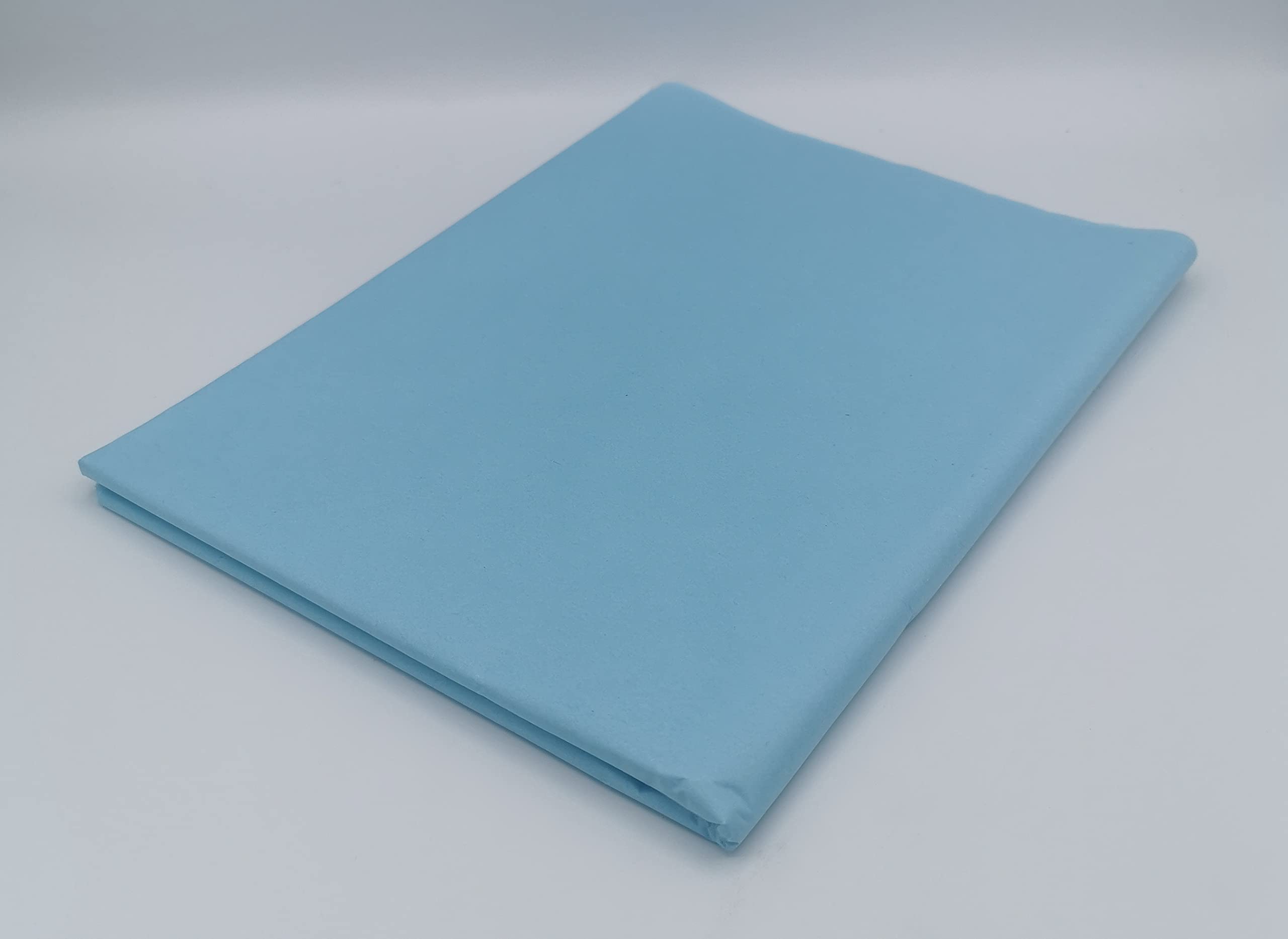 100 Coloured Tissue Paper/Gift Wrap/Wrapping Paper Sheets (20" x 30") by ODL Packaging (Baby Blue)