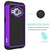 J1 2016 Case, Galaxy Amp 2 Case, Galaxy Express 3 Case, OEAGO [Shockproof] [Impact Protection] Hybrid Dual Layer Defender Protective Case Cover for Samsung Galaxy Amp 2 / J1 2016 / Express 3 - Purple