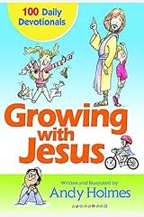 By Andy Holmes - Growing with Jesus: 100 Daily Devotionals (Revised Edition) Paperback