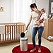 Tommee Tippee Simplee Diaper Pail Starter Set, Blocks Odor, Antibacterial, Holds 18 Diapers, 4 Refills Cartridges, Grey