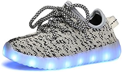 iikids Children LED Shoes Coconut Light USB Fashion Skater Shoes Sneakers Sports For Kids