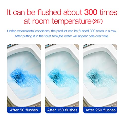 KIISIISO Automatic Toilet Bowl Cleaner Tablets，Bathroom Toilet Tank