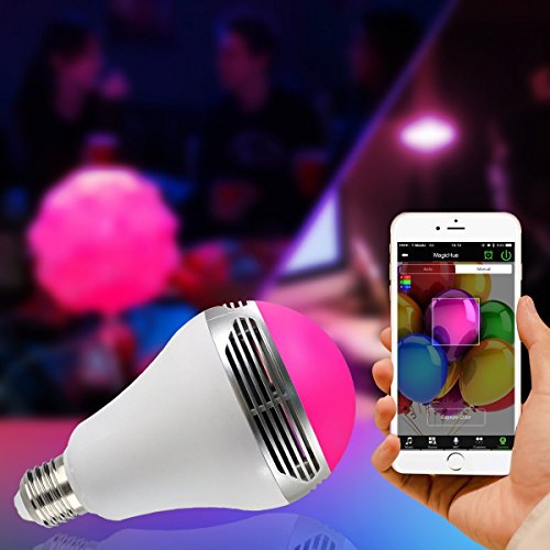 image for Magic Hue Bluetooth Speaker Bulb - Multicolored Disco Music Party Ligh