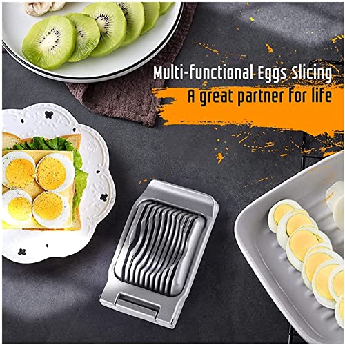 Egg slicer, multipurpose 304 stainless steel wire egg slicer, aluminum